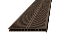 Ступень ДПК Deckron 320*28*4000 мм (пустотелая), коричневый