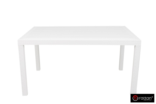 Стол B:rattan Houston 1500*900мм, белый